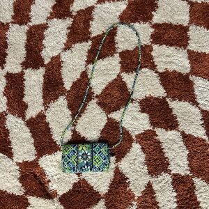 Vera Bradley Teal Textured Crossbody Bag